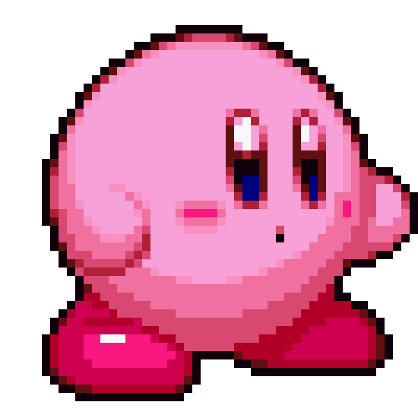 kirby swinging his arms